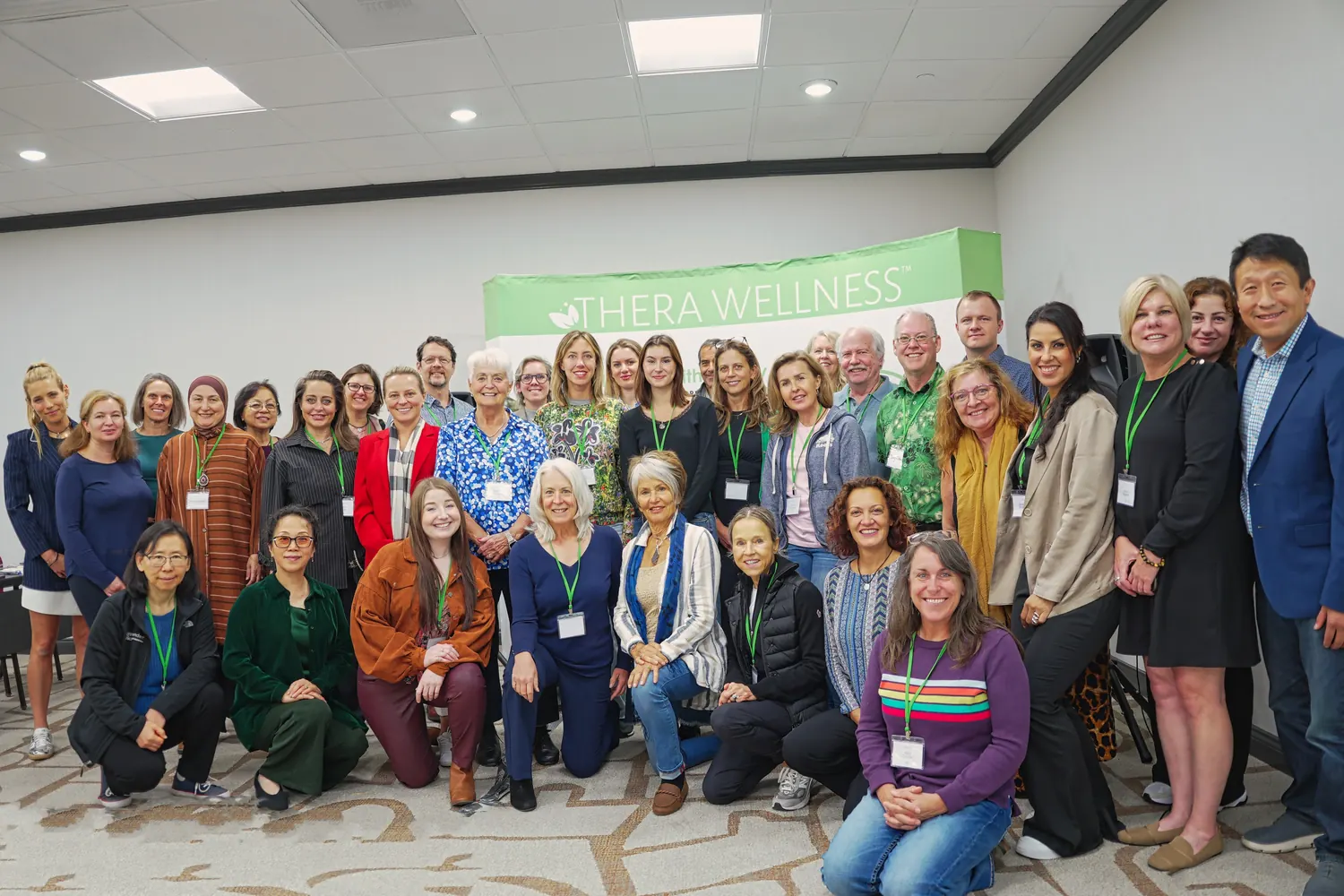 Group photo of attendees at the THERA annual conference